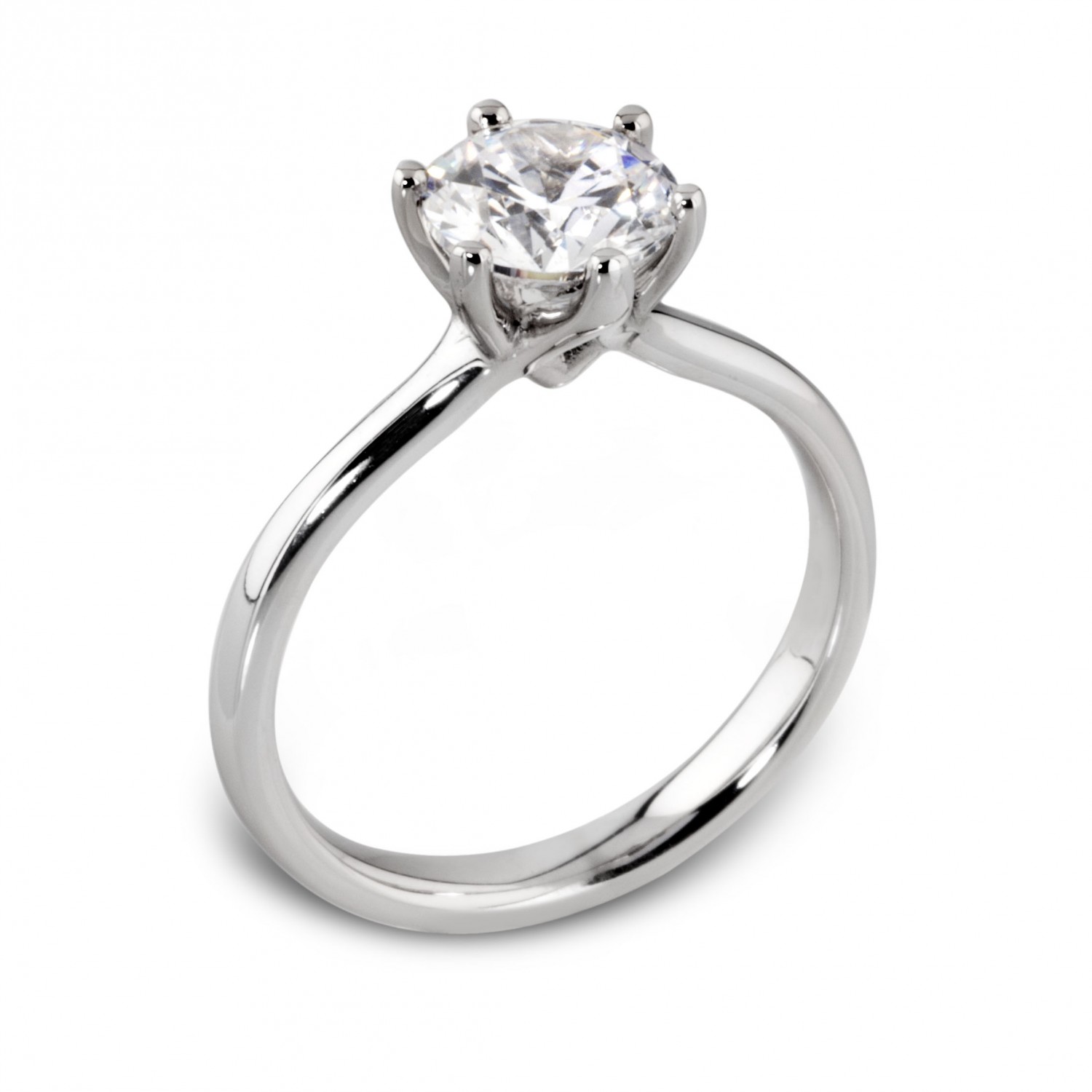 2 ctw Oval Lab Grown Diamond Petite Solitaire Engagement Ring -  Grownbrilliance
