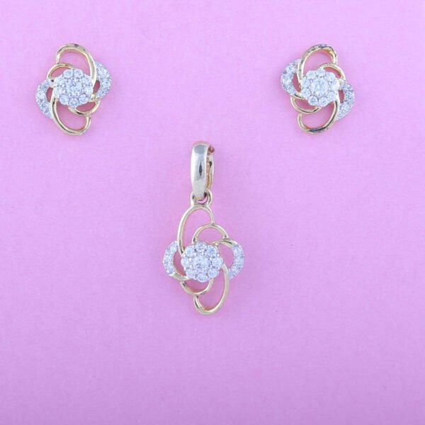 Diamond Pendant Set