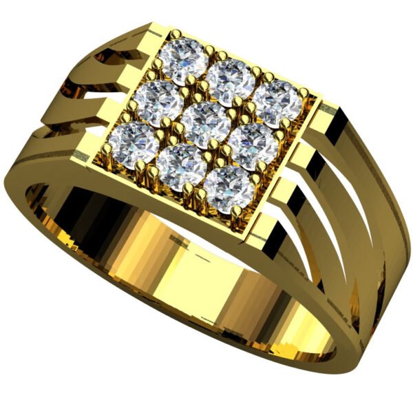 Diamond Gents Ring